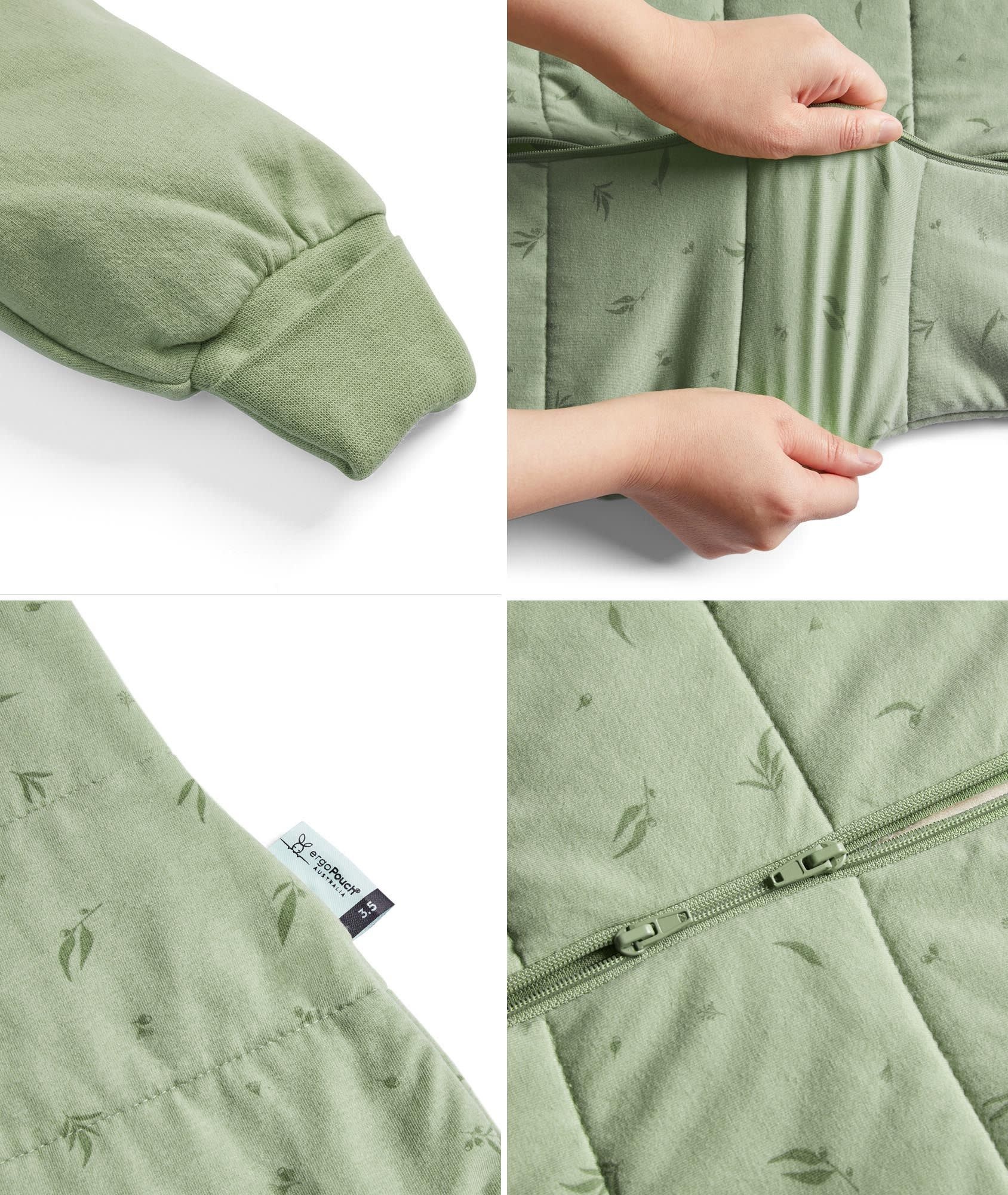 ErgoPouch ErgoPouch 3.5 Tog with sleeves Jersey Sleeping Bag Picnic