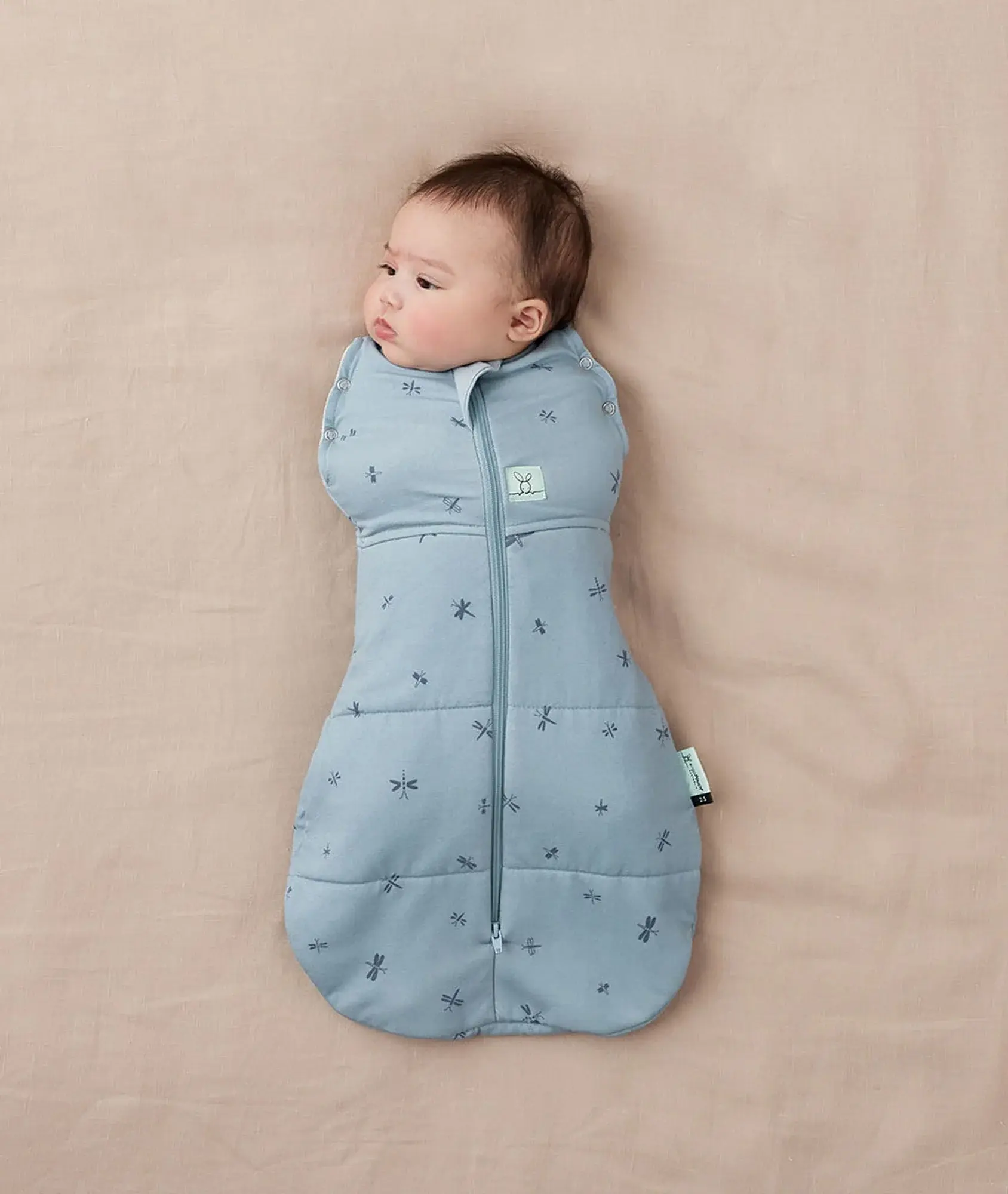 ErgoPouch ErgoPouch Cocoon Swaddle Bag 3.5 Tog Dragonflies