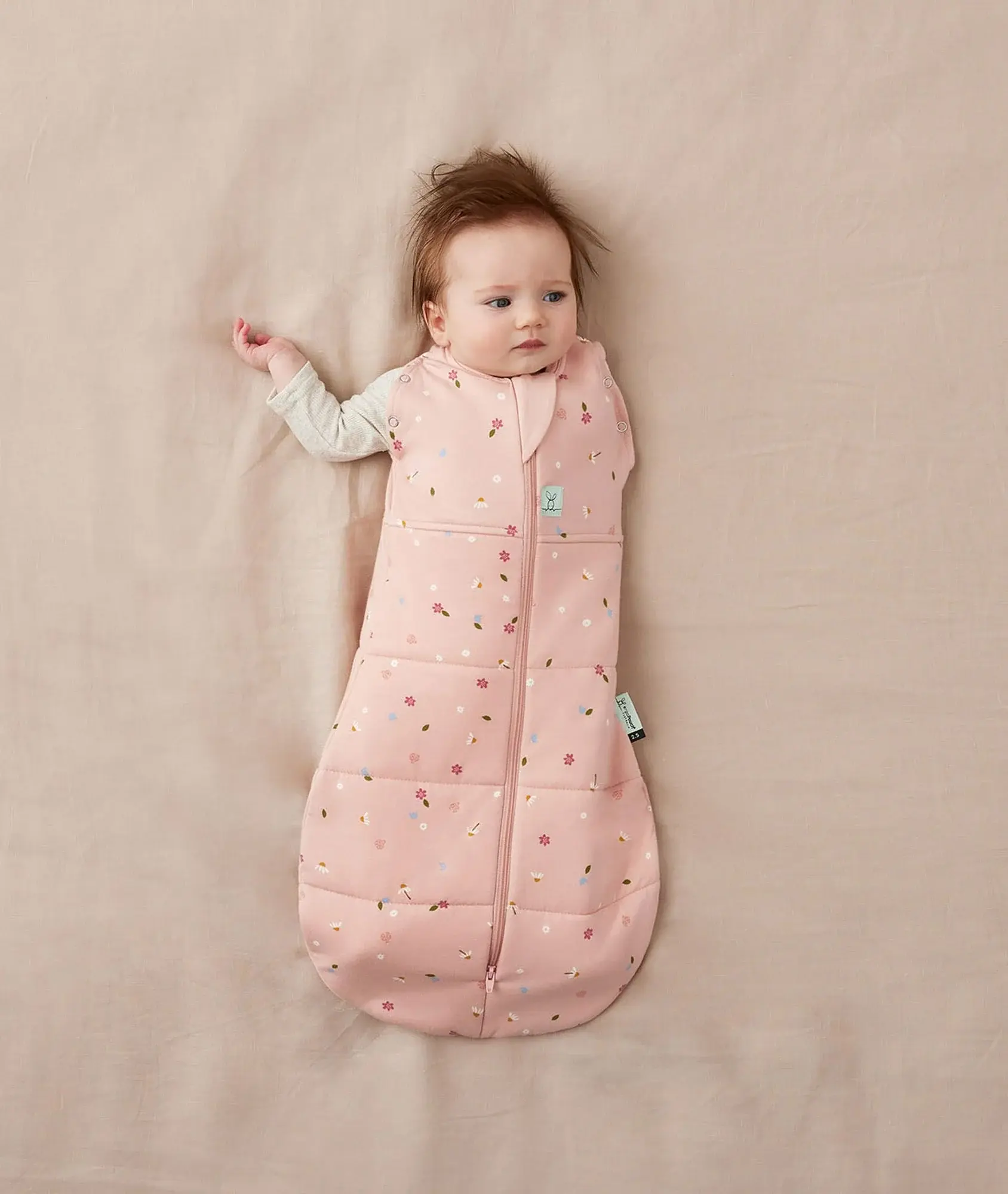 ErgoPouch ErgoPouch Cocoon Swaddle Bag 3.5 Tog Daisies