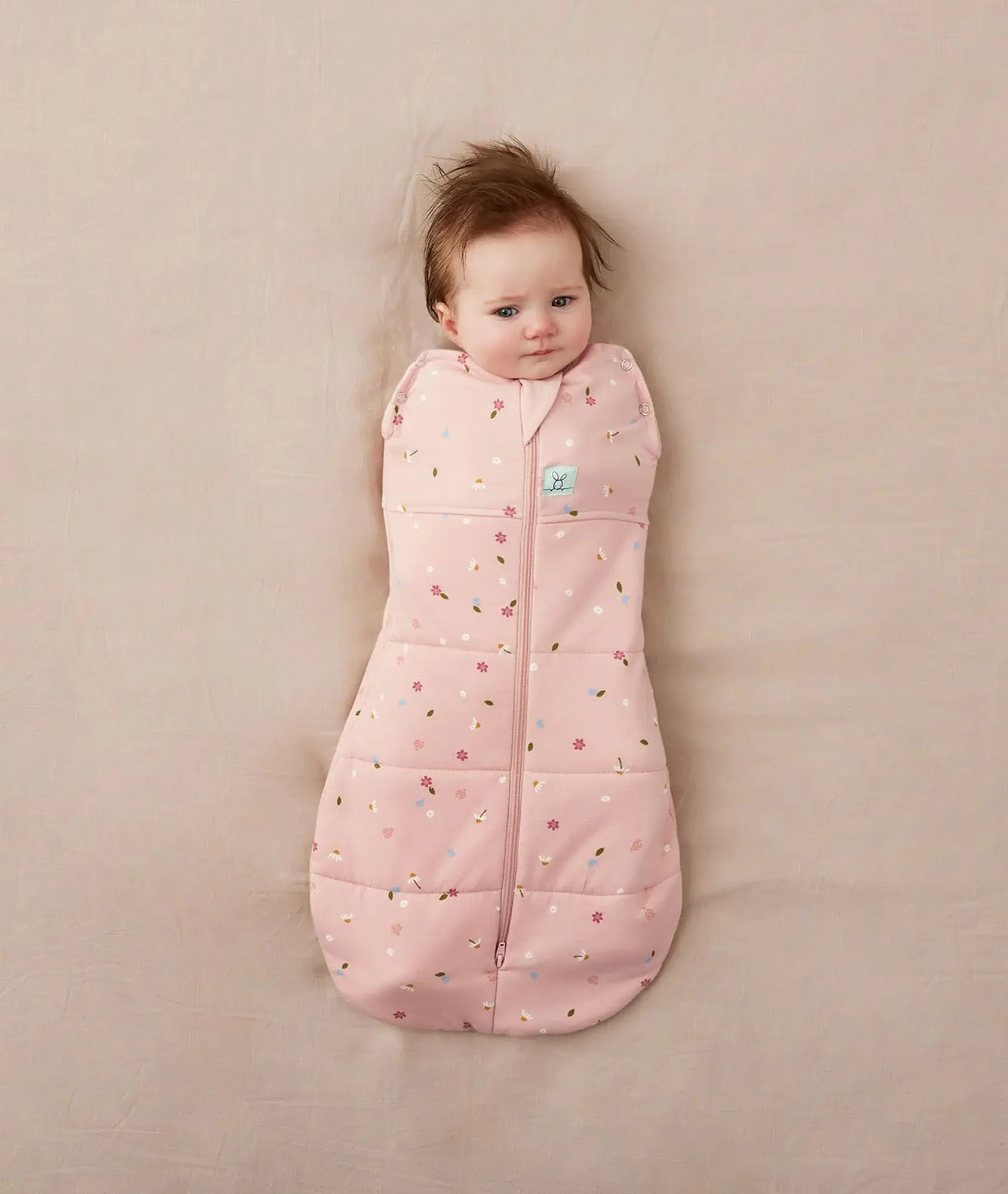 ErgoPouch ErgoPouch Cocoon Swaddle Bag 3.5 Tog Daisies