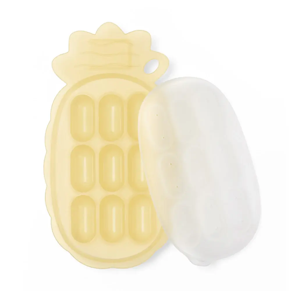 Haakaa Haakaa Pineapple Silicone Nibble Tray (with Label Slot)