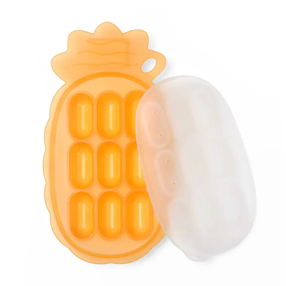 Haakaa Haakaa Pineapple Silicone Nibble Tray (with Label Slot)