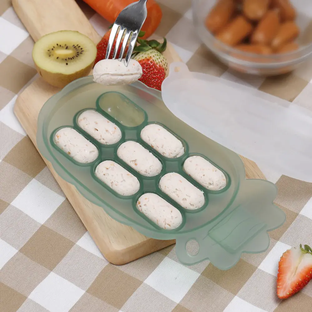 Haakaa Haakaa Pineapple Silicone Nibble Tray (with Label Slot)