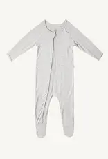 Boody Baby Boody Baby Long Sleeve Onesie Light Grey Marl