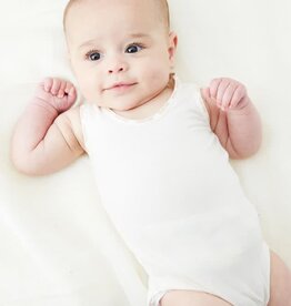 Boody Baby Boody Baby Sleeveless Bodysuit Chalk