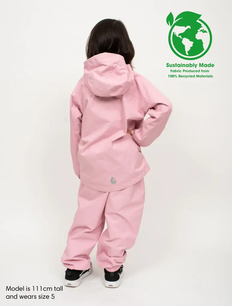 Therm Therm Splashmagic Rainshell Ballet Pink - 4Y
