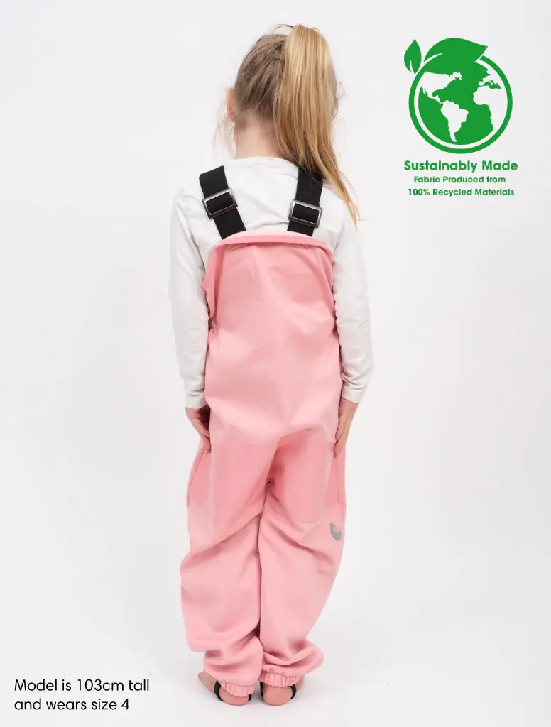 Therm Therm All-Weather Fleece Overalls Peony - 4Y