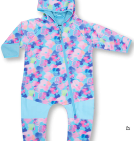 Therm Therm All-Weather Fleece Onesie Electric Floral - 18-24m