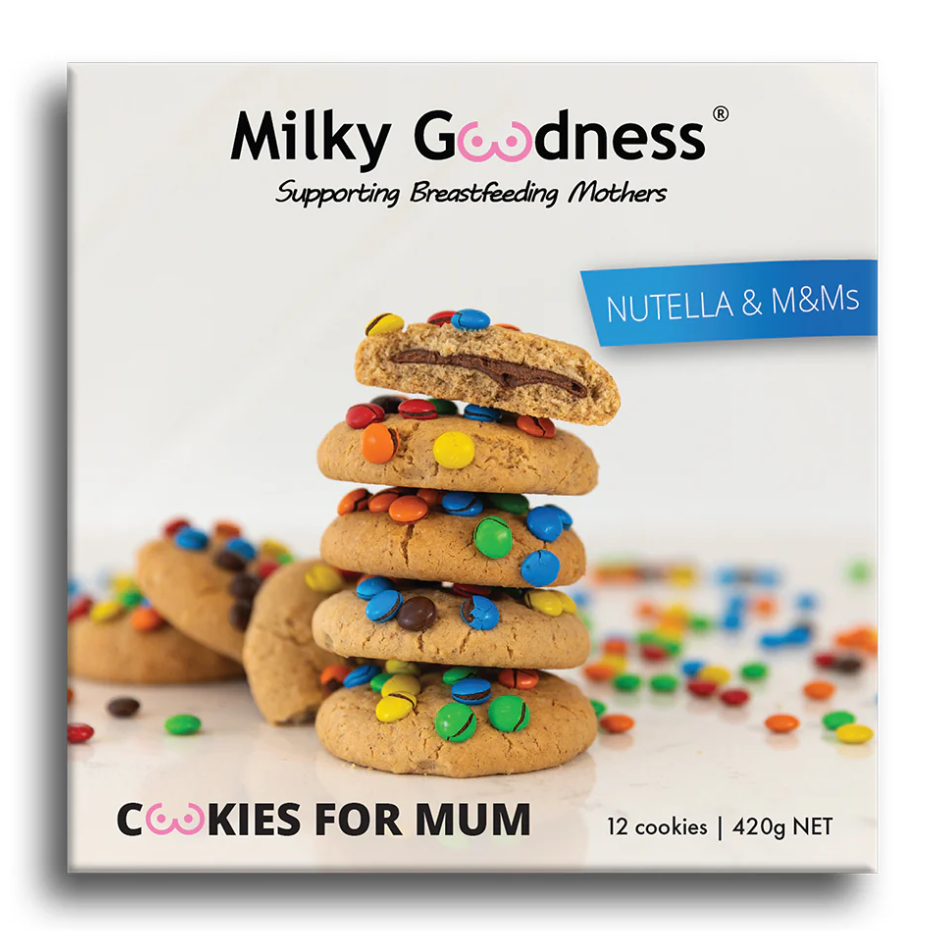 Milky Goodness Milky Goodness Cookies for mum - ready made Nutella & M&M's
