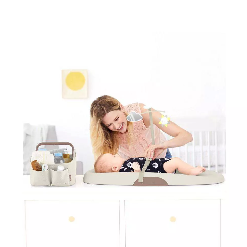 Skip Hop Skip Hop Light Up Diaper Caddy - Oat
