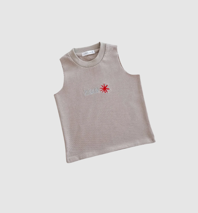 Ziggy Lou Ziggy Lou Muscle Tee Ziggy (Kids) - 4Y