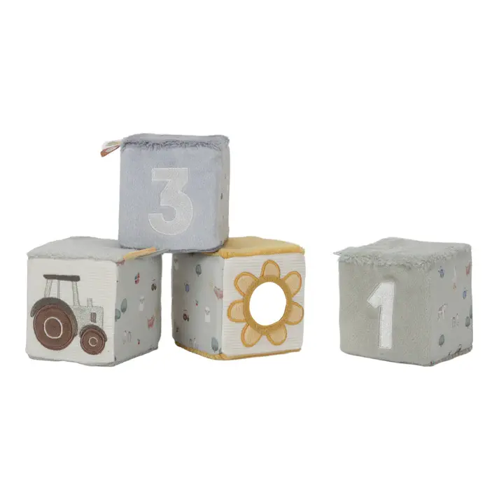 Little Dutch Little Dutch Little Farm 4 Soft Blocks
