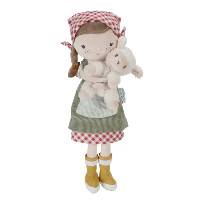Little Dutch Little Dutch Cuddle Doll Farmer Rosa with Sheep 35cm