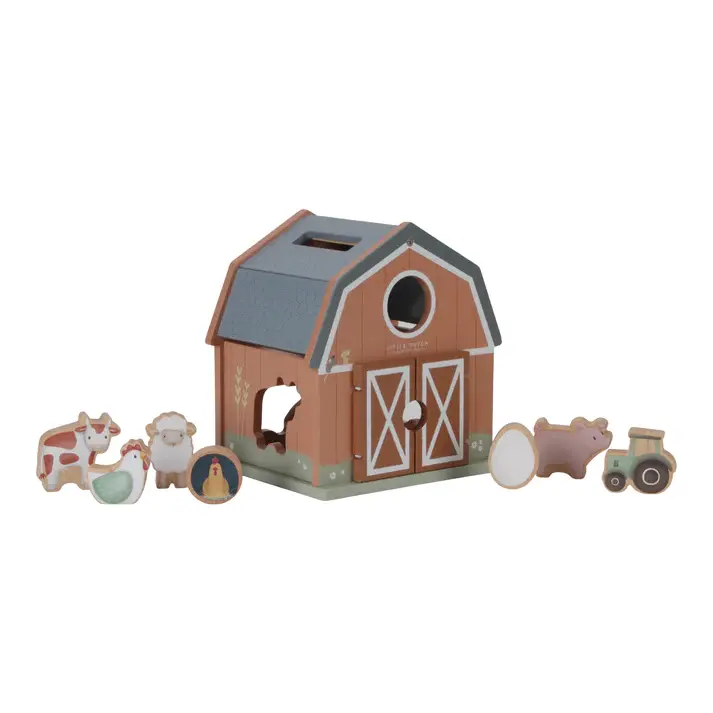 Little Dutch Little Dutch Little Farm Shape Sorter