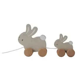 Little Dutch Little Dutch Pull Along Bunnies - Baby Bunny