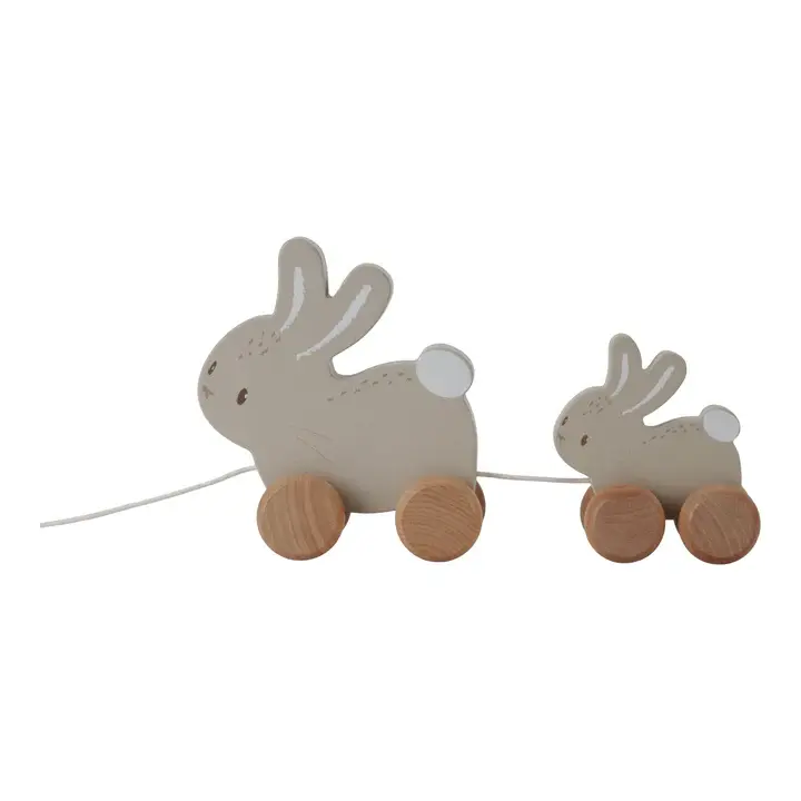 Little Dutch Little Dutch Pull Along Bunnies - Baby Bunny