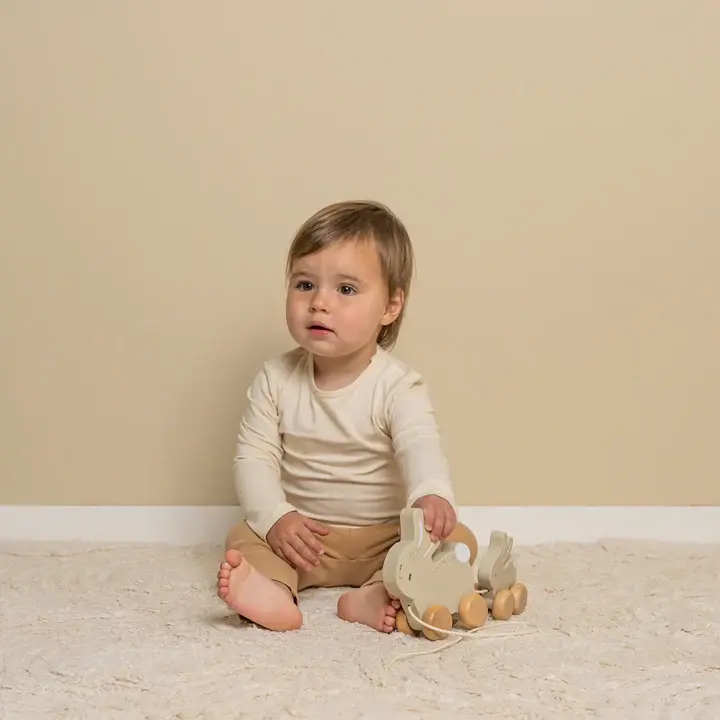 Little Dutch Little Dutch Pull Along Bunnies - Baby Bunny