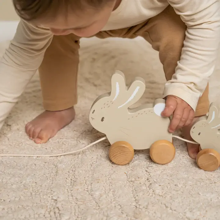 Little Dutch Little Dutch Pull Along Bunnies - Baby Bunny