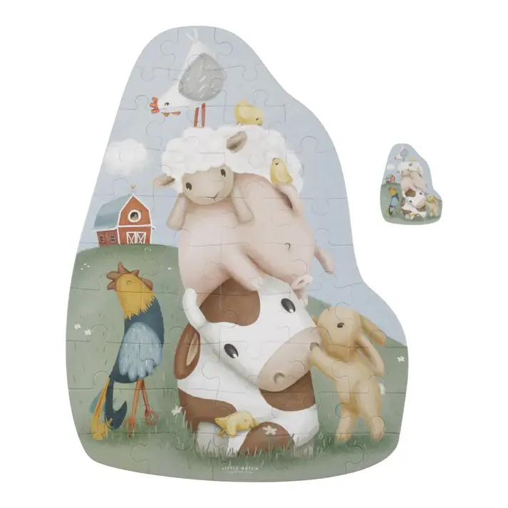 Little Dutch Little Dutch Little Farm Floor Puzzle