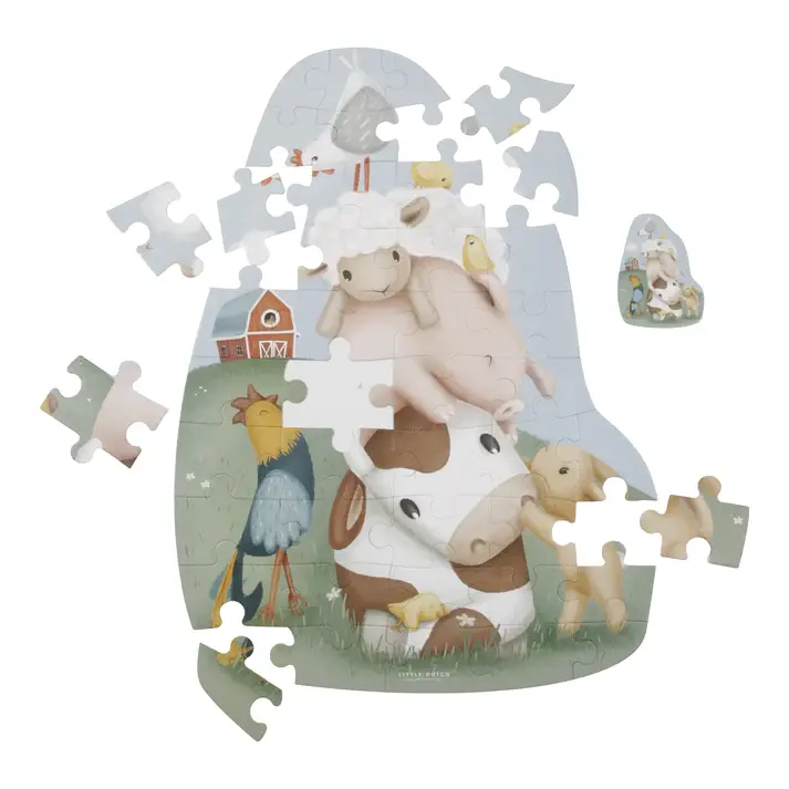 Little Dutch Little Dutch Little Farm Floor Puzzle