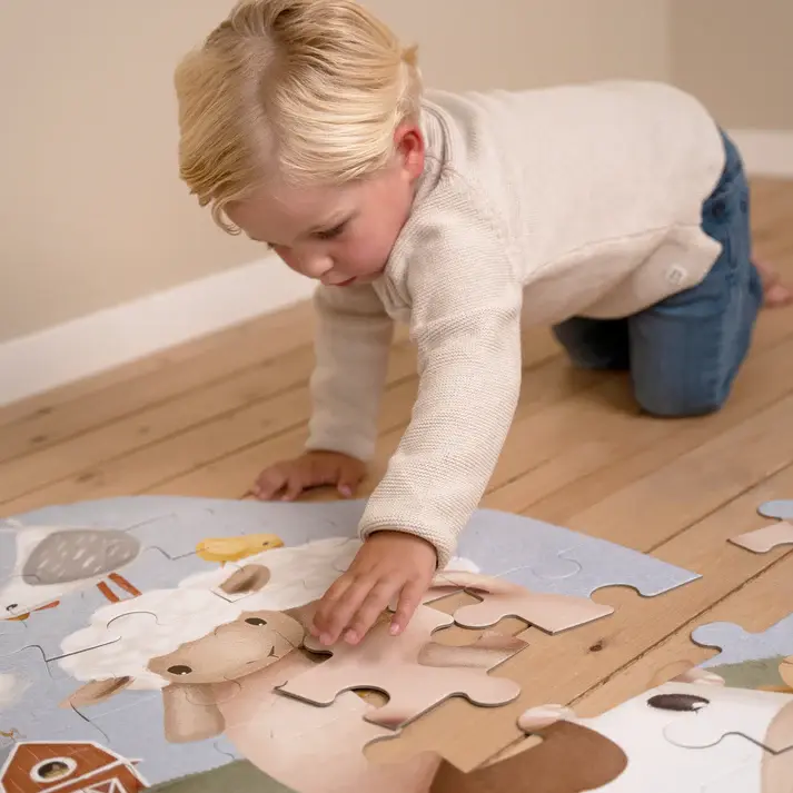 Little Dutch Little Dutch Little Farm Floor Puzzle