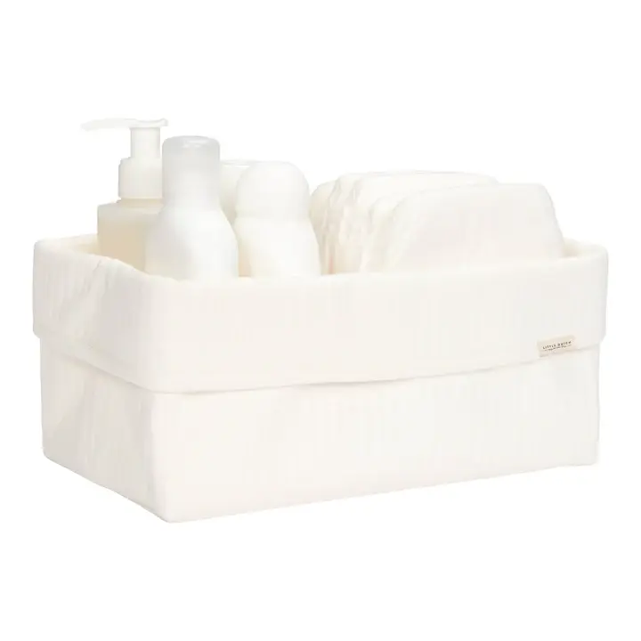 Little Dutch Little Dutch Storage Basket - Large - Pure Soft White