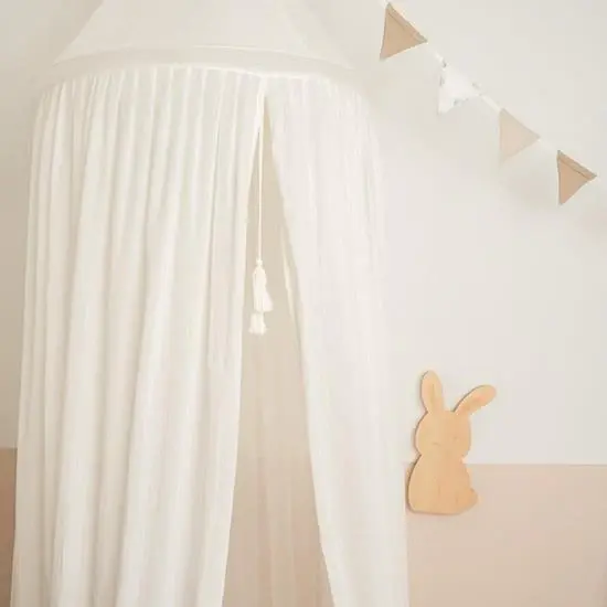 Little Dutch Little Dutch Canopy Muslin - Soft White