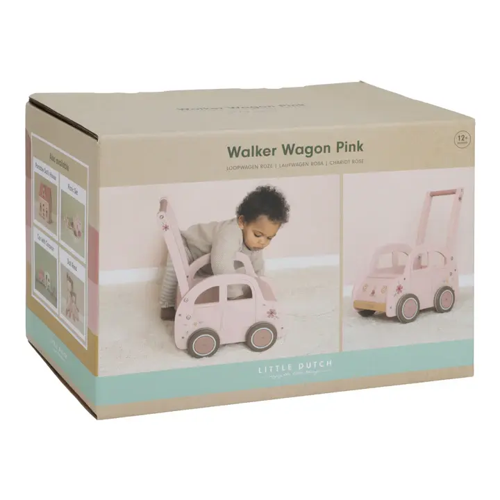 Little Dutch Little Dutch Baby Walker - Pink