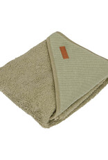 Little Dutch Little Dutch Little Farm Hooded Towel - Pure Olive