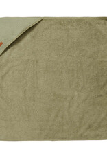 Little Dutch Little Dutch Little Farm Hooded Towel - Pure Olive