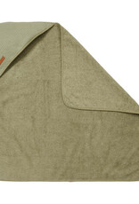 Little Dutch Little Dutch Little Farm Hooded Towel - Pure Olive