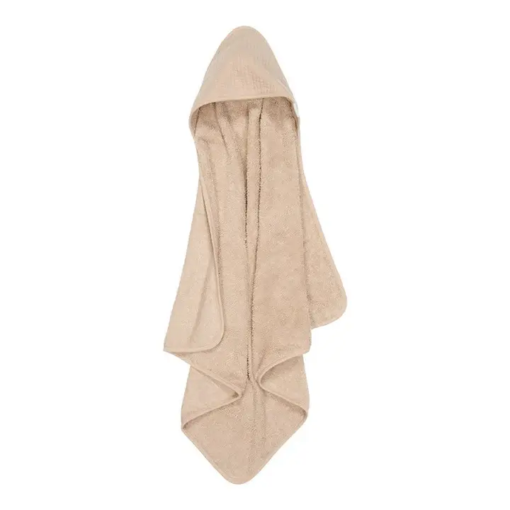 Little Dutch Little Dutch Hooded Towel - Pure Beige