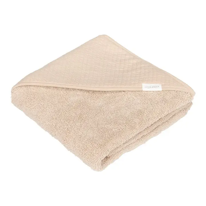 Little Dutch Little Dutch Hooded Towel - Pure Beige