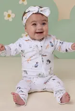Snuggle Hunny Kids Snuggle Hunny Dog Park Organic Snugglesuit Convertible Romper