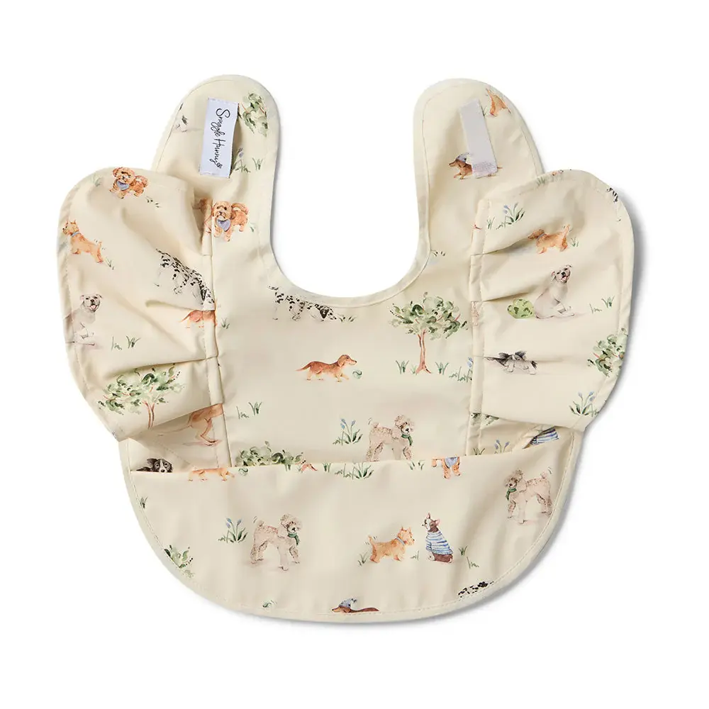 Snuggle Hunny Kids Snuggle Hunny Dog Park Frill Snuggle Bib