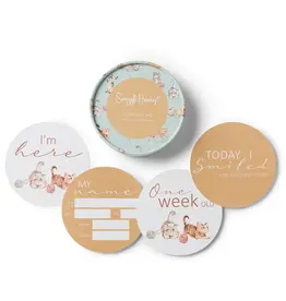 Snuggle Hunny Kids Snuggle Hunny Kittens & Pebble Reversible Milestone Cards