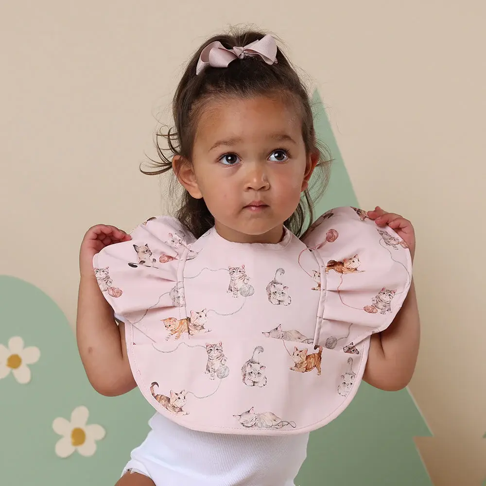 Snuggle Hunny Kids Snuggle Hunny Kittens Frill Snuggle Bib