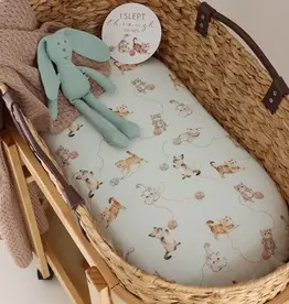 Snuggle Hunny Kids Snuggle Hunny Kittens Organic Bassinet Sheet / Change Pad Cover