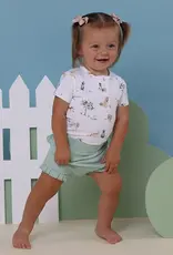 Snuggle Hunny Kids Snuggle Hunny Dog Park Short Sleeve Organic Bodysuit