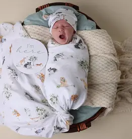Snuggle Hunny Kids Snuggle Hunny Dog Park Organic Muslin Wrap