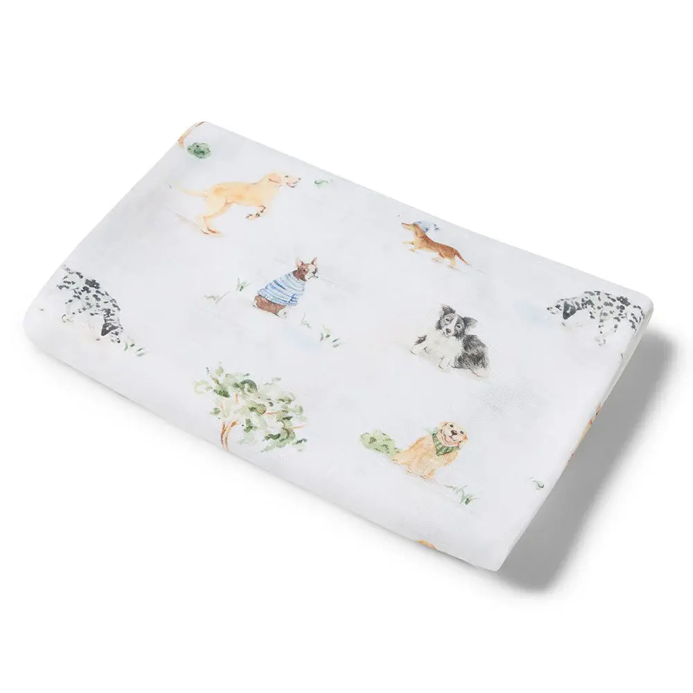 Snuggle Hunny Kids Snuggle Hunny Dog Park Organic Muslin Wrap