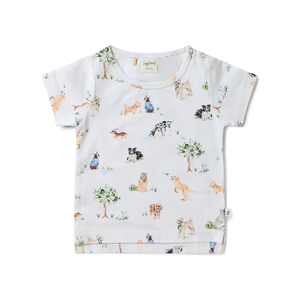Snuggle Hunny Kids Snuggle Hunny Dog Park Organic T-Shirt
