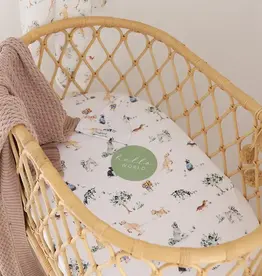 Snuggle Hunny Kids Snuggle Hunny Dog Park Organic Bassinet Sheet / Change Pad Cover