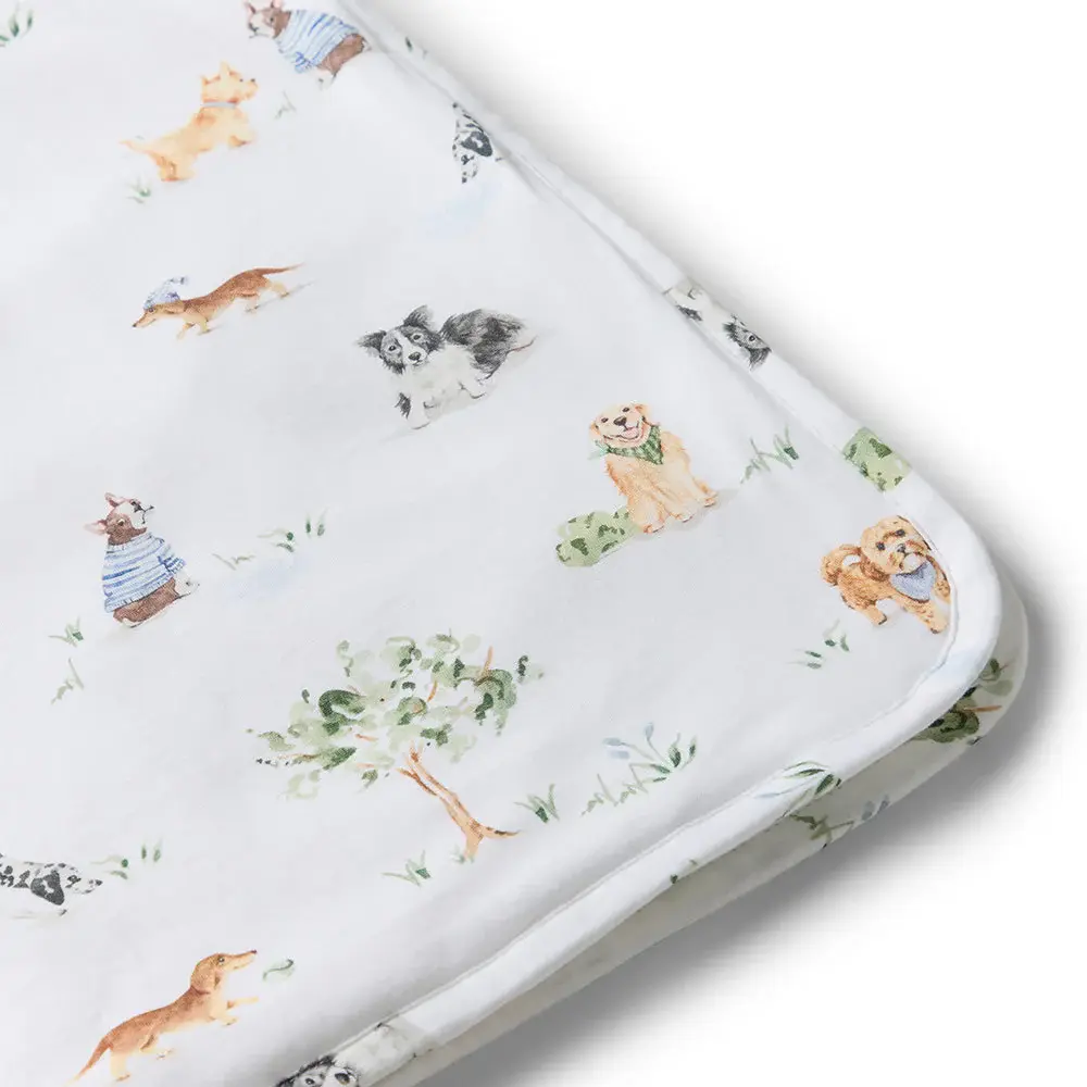 Snuggle Hunny Kids Snuggle Hunny Dog Park Organic Hooded Baby Towel