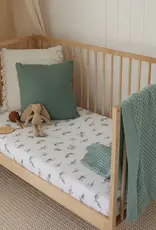 Snuggle Hunny Kids Snuggle Hunny Sage Diamond Knit Organic Baby Blanket