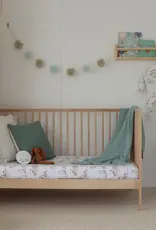 Snuggle Hunny Kids Snuggle Hunny Sage Diamond Knit Organic Baby Blanket