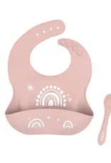 All4Ella All4Ella Silicone bibs with spoon and reusable pouch