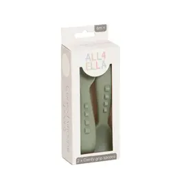 All4Ella All4Ella Comfy Grip Silicone Spoons 2pk