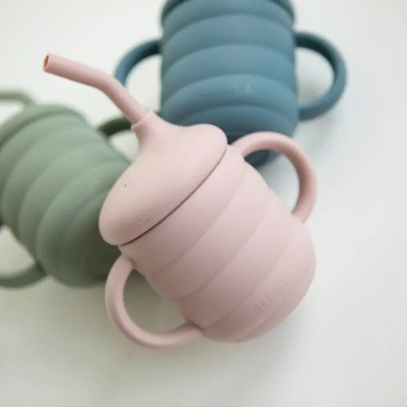 All4Ella All4Ella Silicone Sippy Cup with Straw