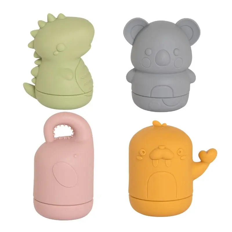 All4Ella All4Ella Squeezy Silicone Bath Toys - Animal Friends